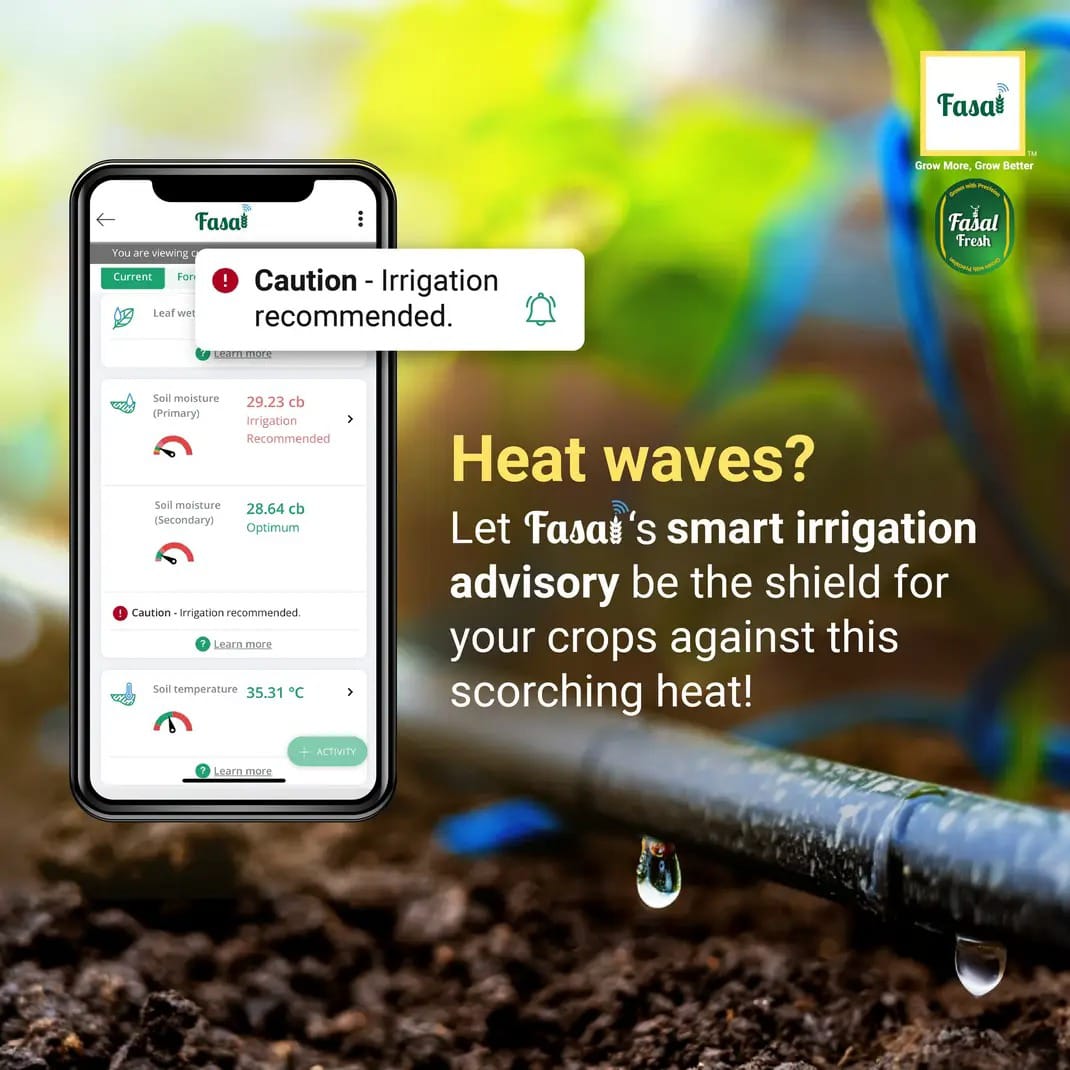 IoT devices deployed on farm by Fasal
