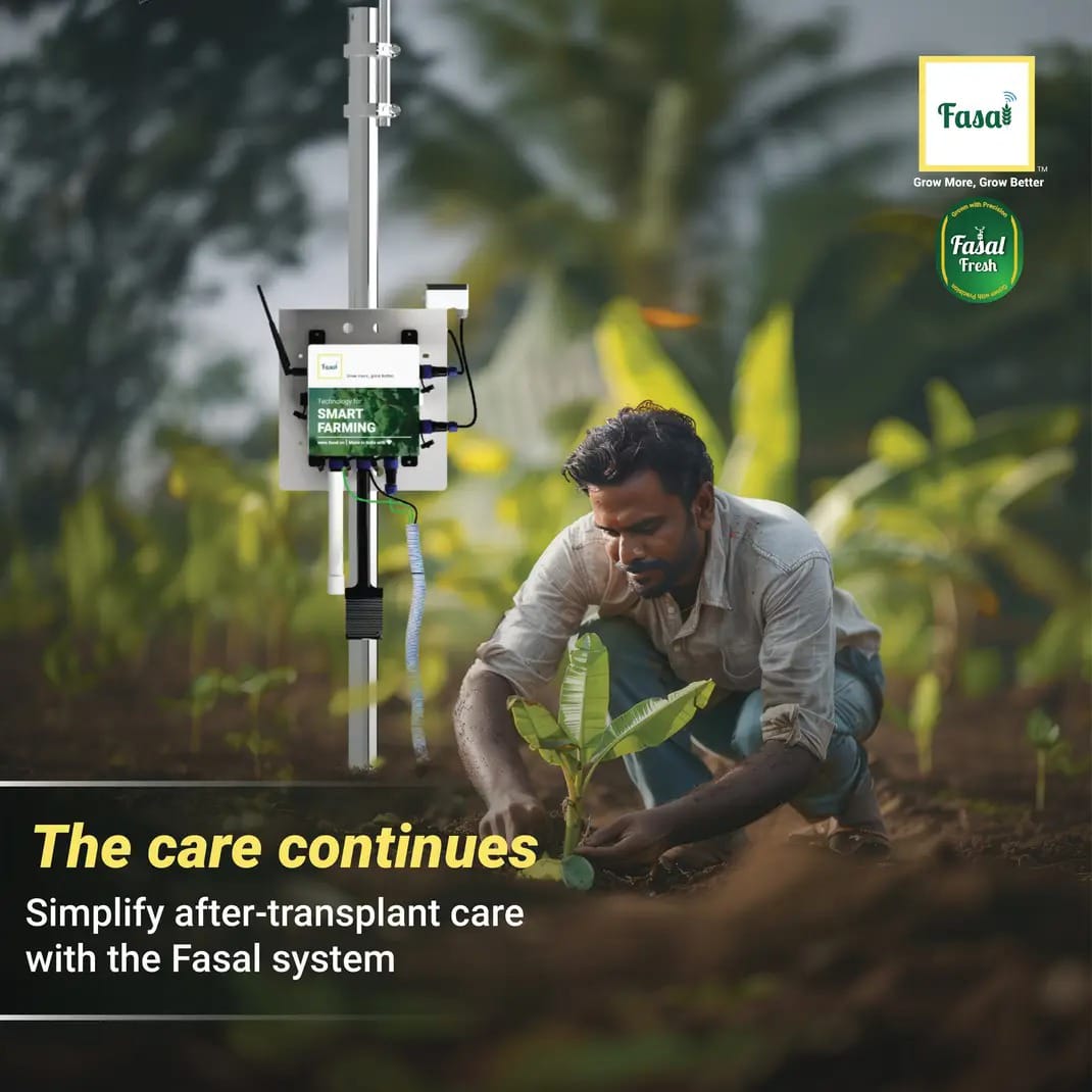 Farmers using Fasal app