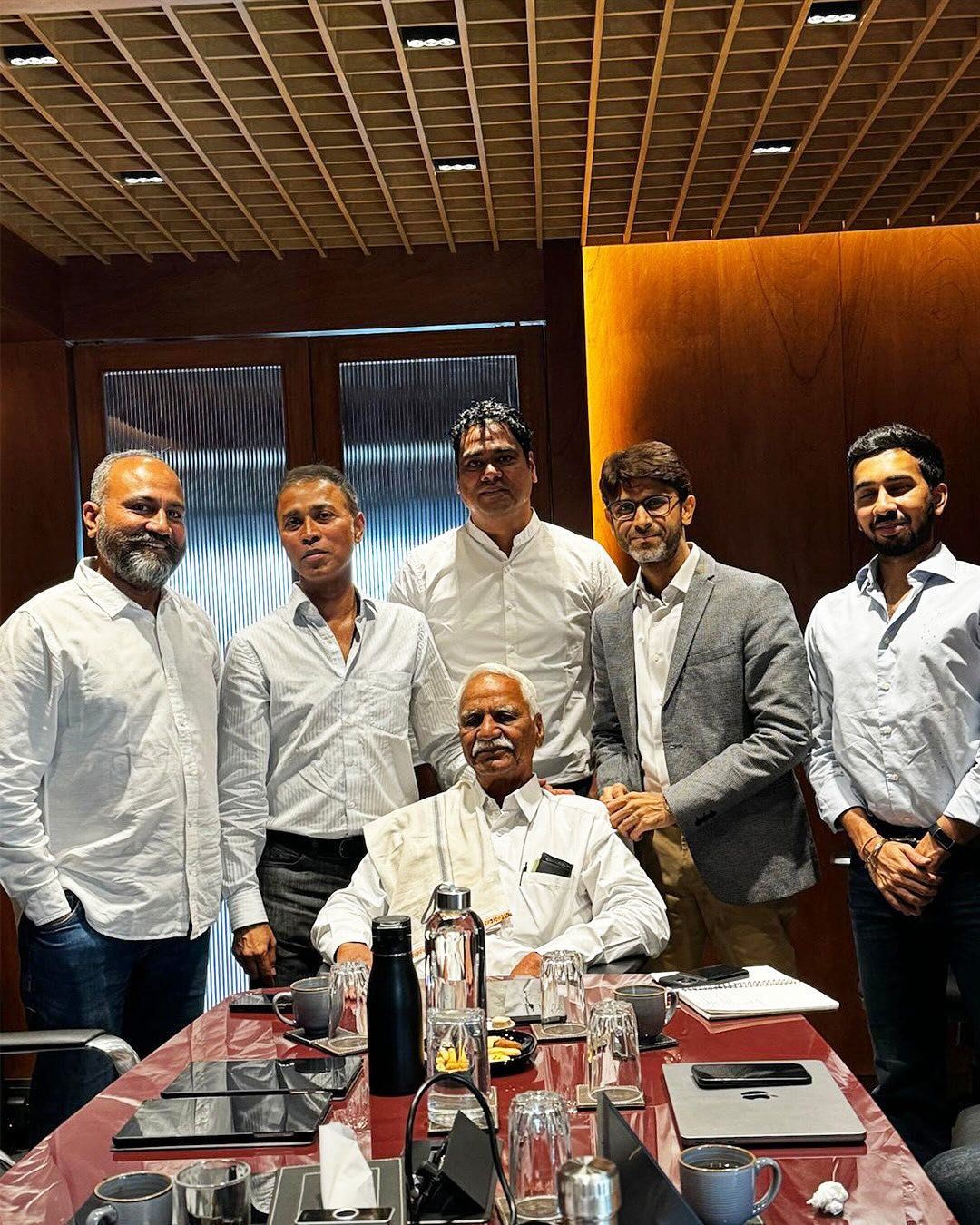 Satyajit and Ajinkya during their corporate to farm transition