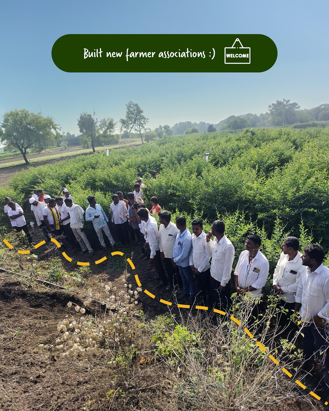 Women and farmers supported by Two Brothers Organic Farms